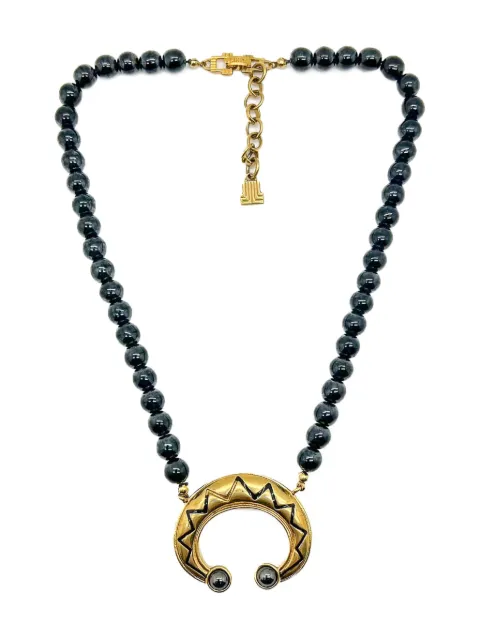 Lanvin Pre-Owned Collana Crescent Talisman anni '80