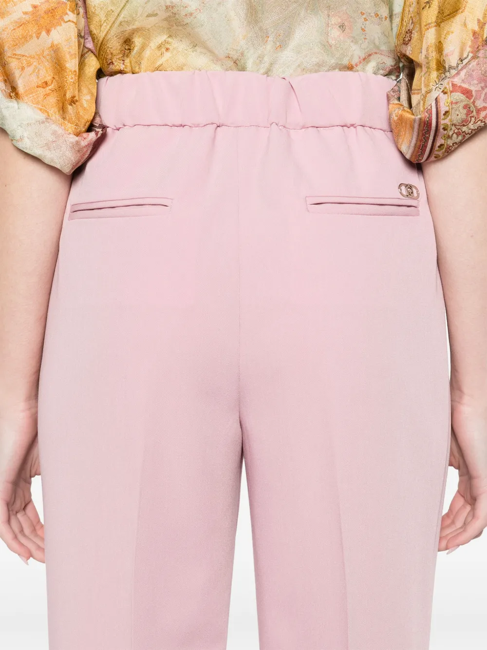 LIU JO Broek met toelopende pijpen Roze