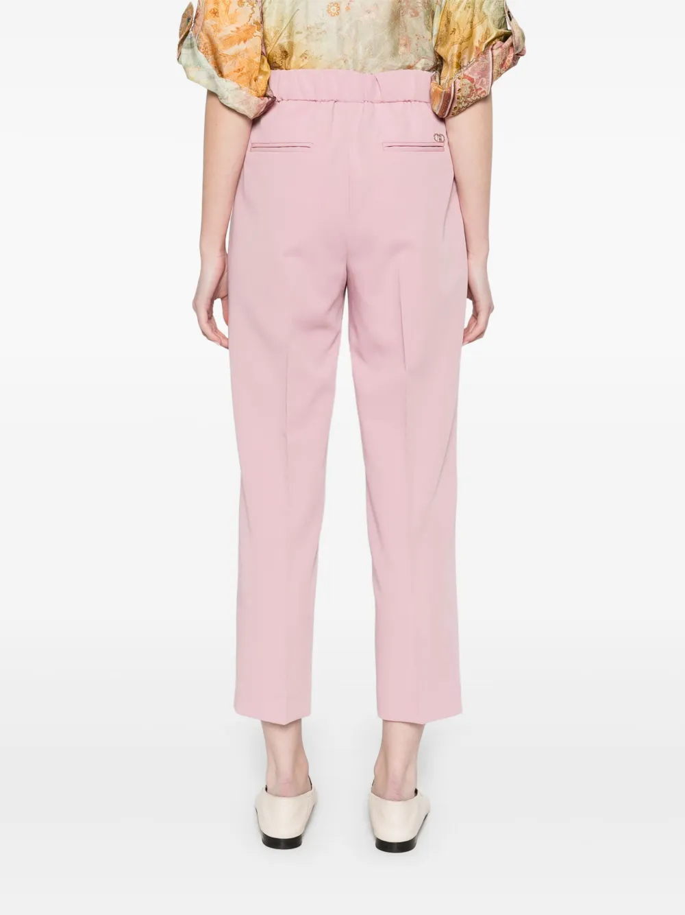 LIU JO Broek met toelopende pijpen Roze