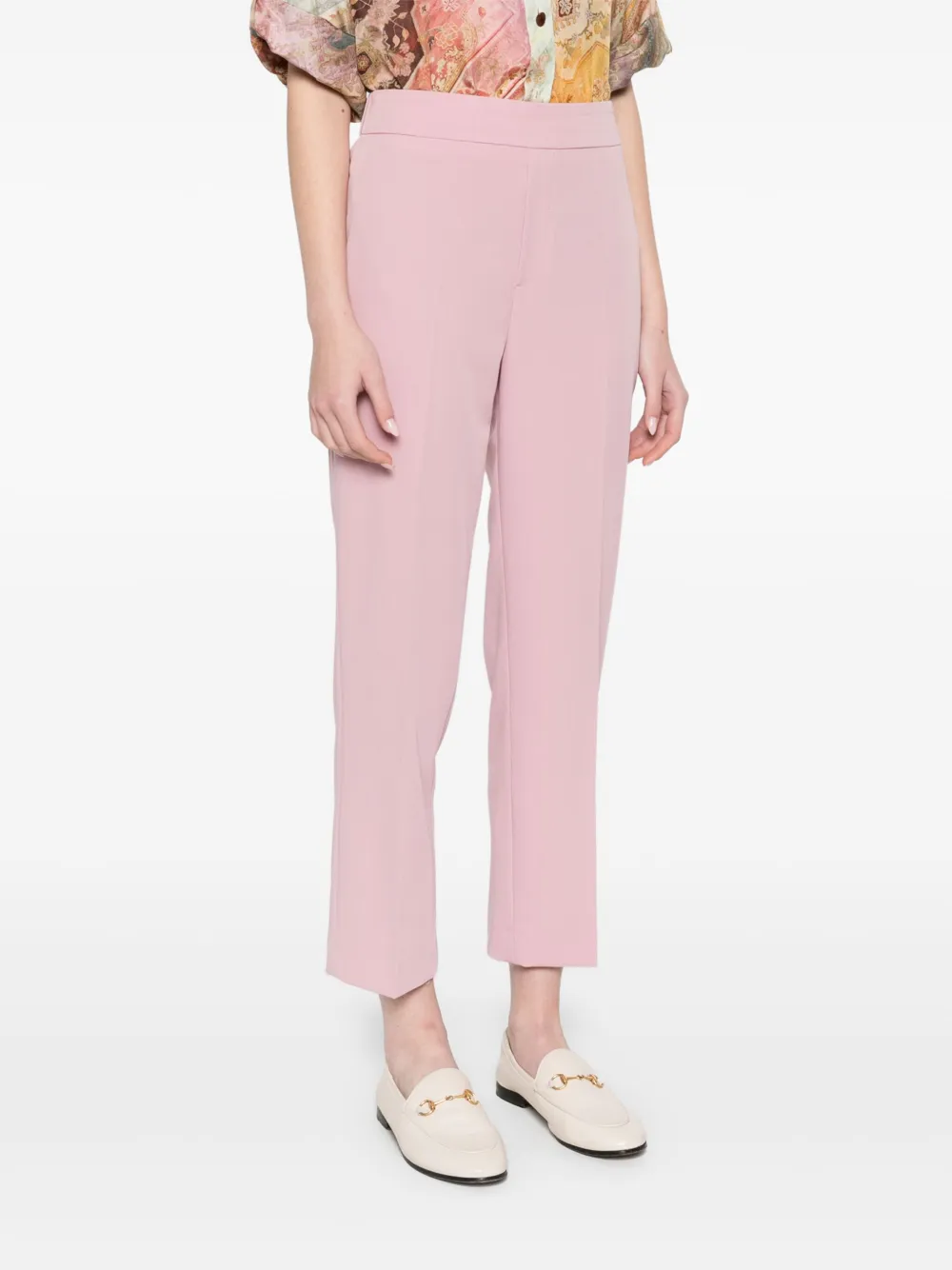 LIU JO Broek met toelopende pijpen Roze
