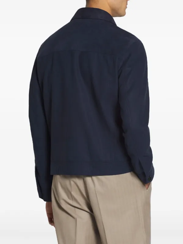 Brioni シャツジャケット | ブルー | FARFETCH JP