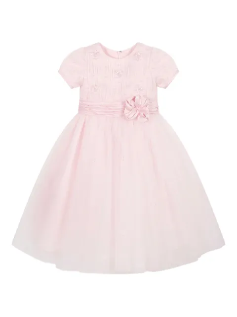 Sarah Louise Vestido com aplicação floral