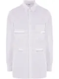 Black Comme Des Garçons Peter Pan ruffle shirt - White