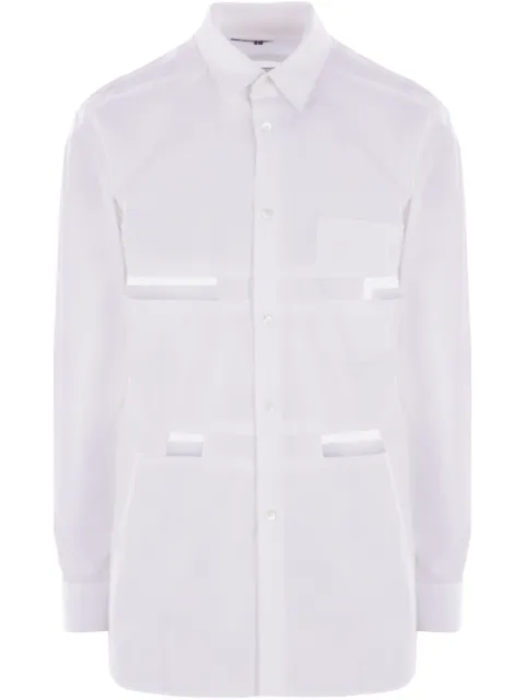 Black Comme Des Garçons camisa Peter Pan