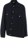 Black Comme Des Garçons asymmetric gabardine jacket