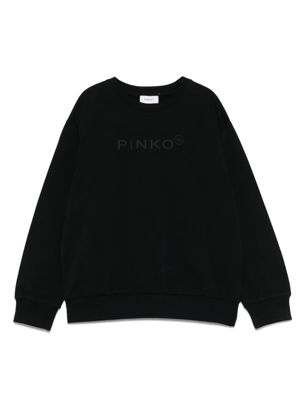 Pinko Kids Felpa con stampa logo | nero | Image 1