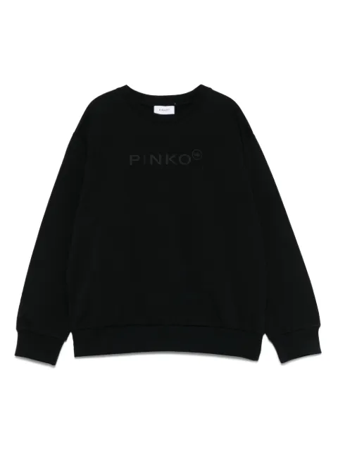 Pinko Kids logo-print sweatshirt 