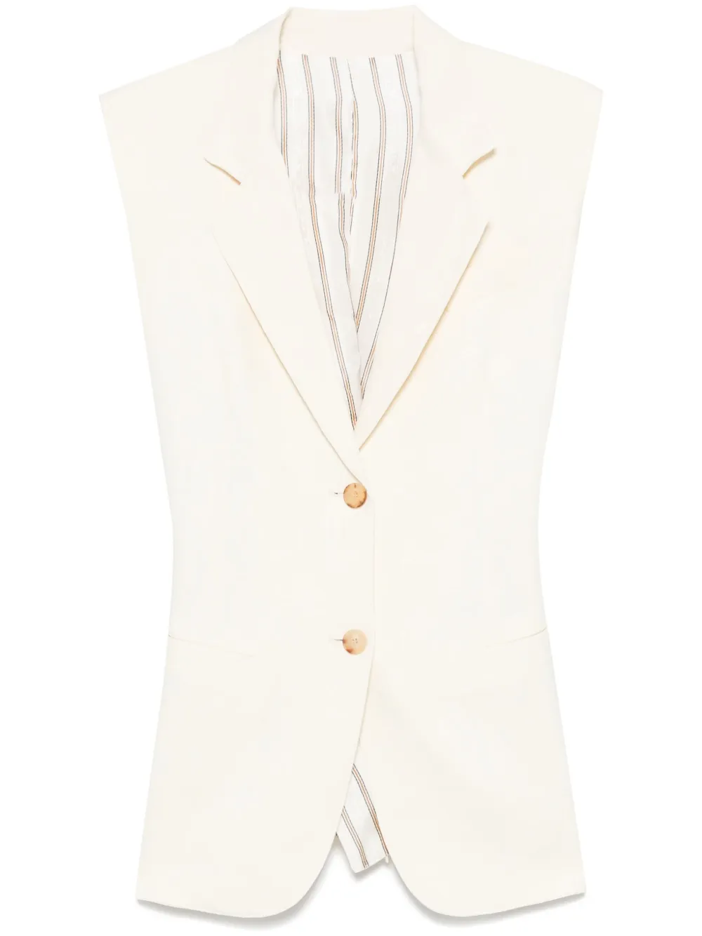 ETRO Gilet met paisley jacquard Beige