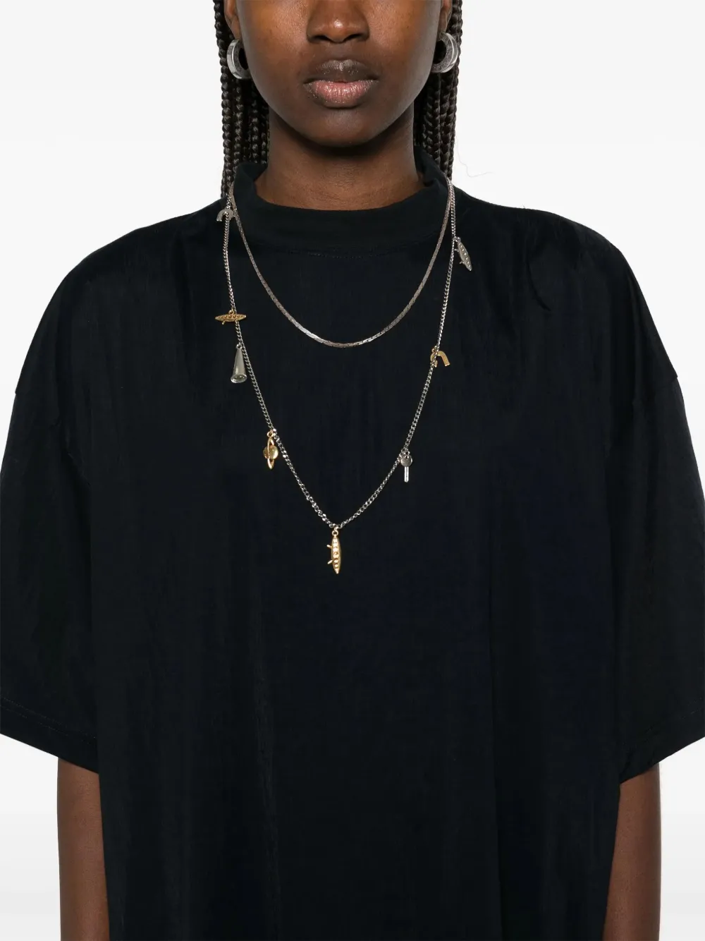 Balenciaga T-shirt Dress In 蓝色