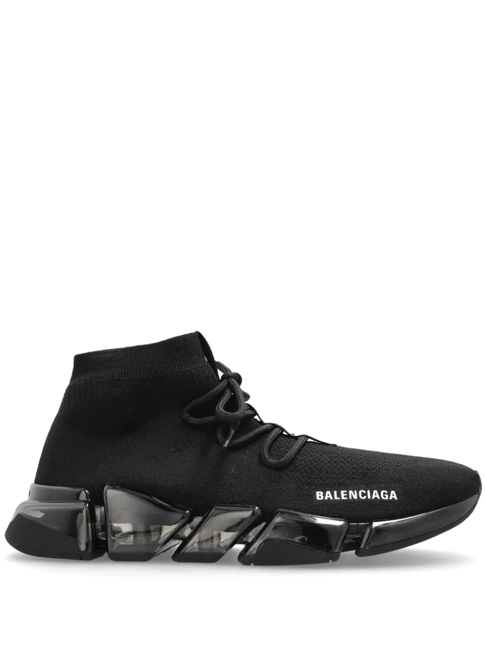 Balenciaga Speed Lace-up Sneakers In Black