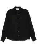 AMI Paris semi-sheer shirt - Black