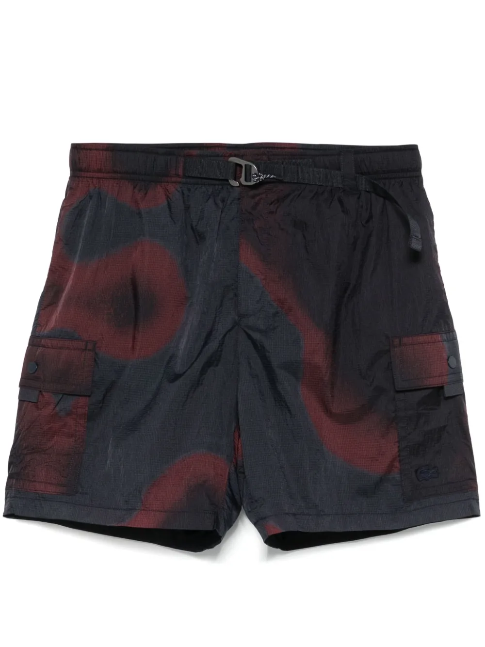 Lacoste Ombré-print cargo shorts | Blue | Image 1