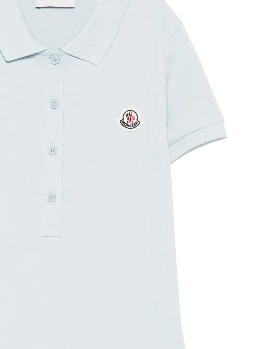 Moncler Enfant Jurk met logopatch Blauw
