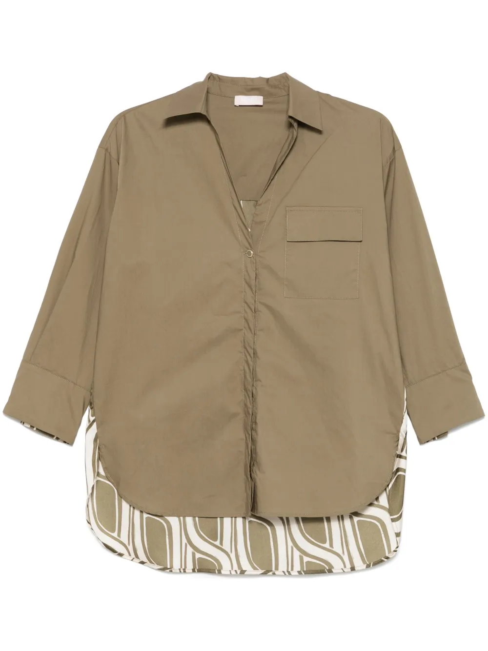 panelled shirt