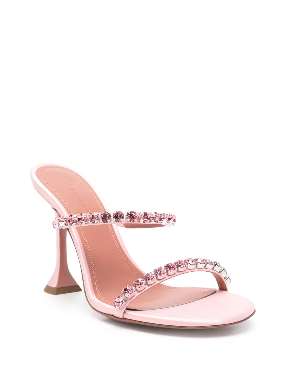 Amina Muaddi 95mm Gigi Sandals | Pink | FARFETCH