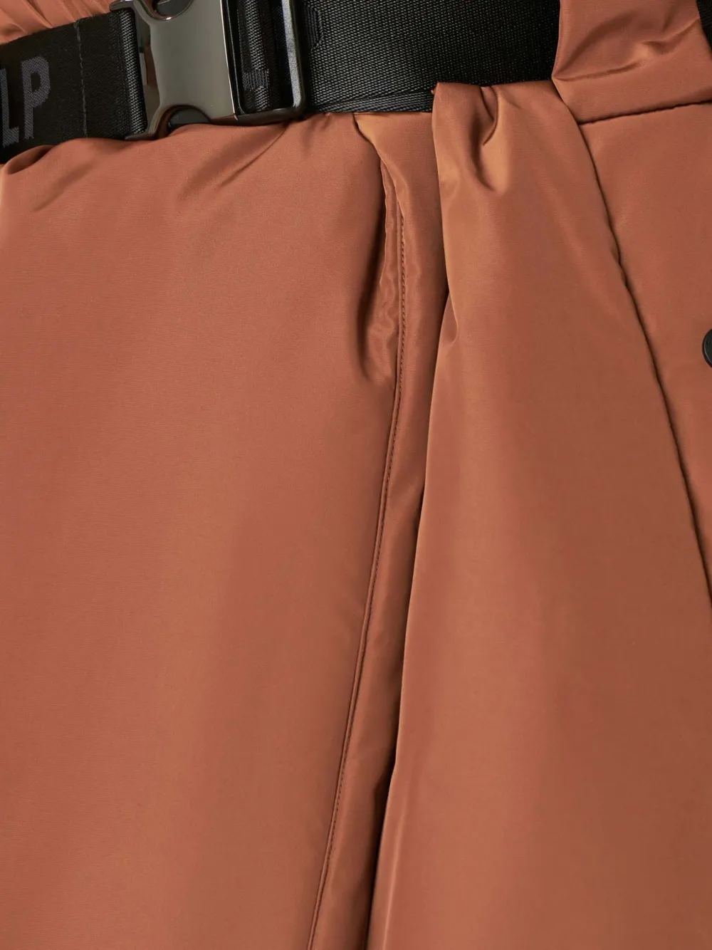 Fusalp Trenchcoat met logopatch Oranje
