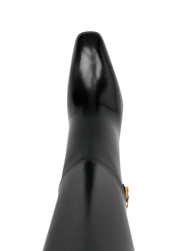 Saint Laurent 75mm Julia Boots | Black | FARFETCH