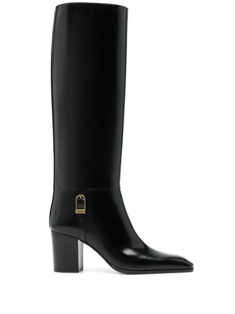 Saint Laurent botas Julia con tacón de 75mm