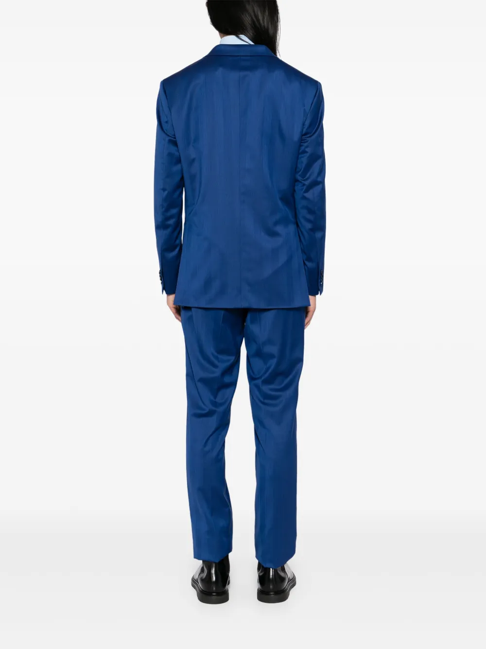 Brioni Pak met enkele rij knopen Blauw
