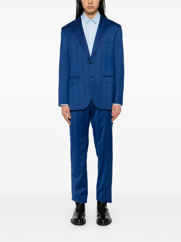 Brioni シングルスーツ | ブルー | FARFETCH JP