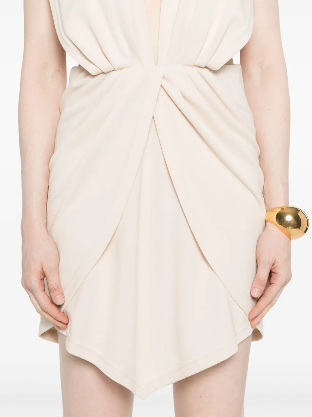 IRO Cazae mini-jurk Beige