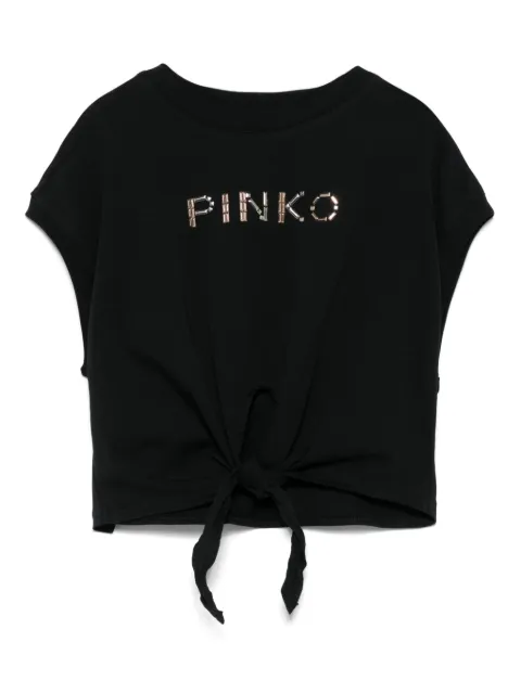 Pinko Kids Camiseta com aplicação de logo