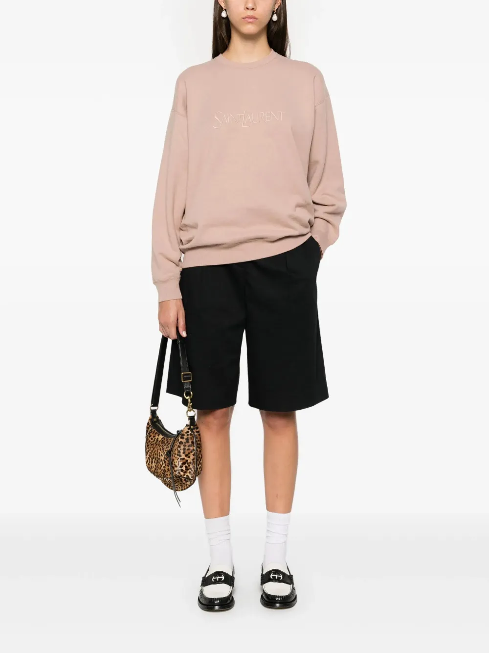 Saint Laurent logo-embroidered sweatshirt | Sweaters | Image 2