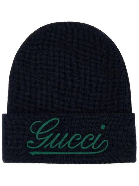 Gucci logo-embroidered beanie 