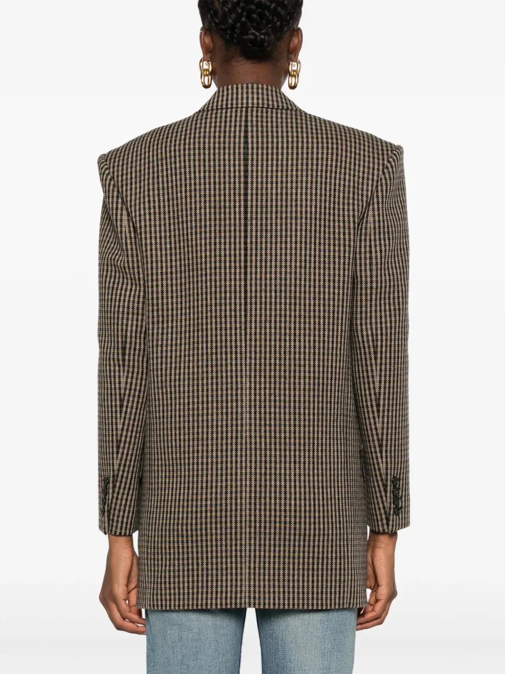 Saint Laurent Geruite blazer Beige