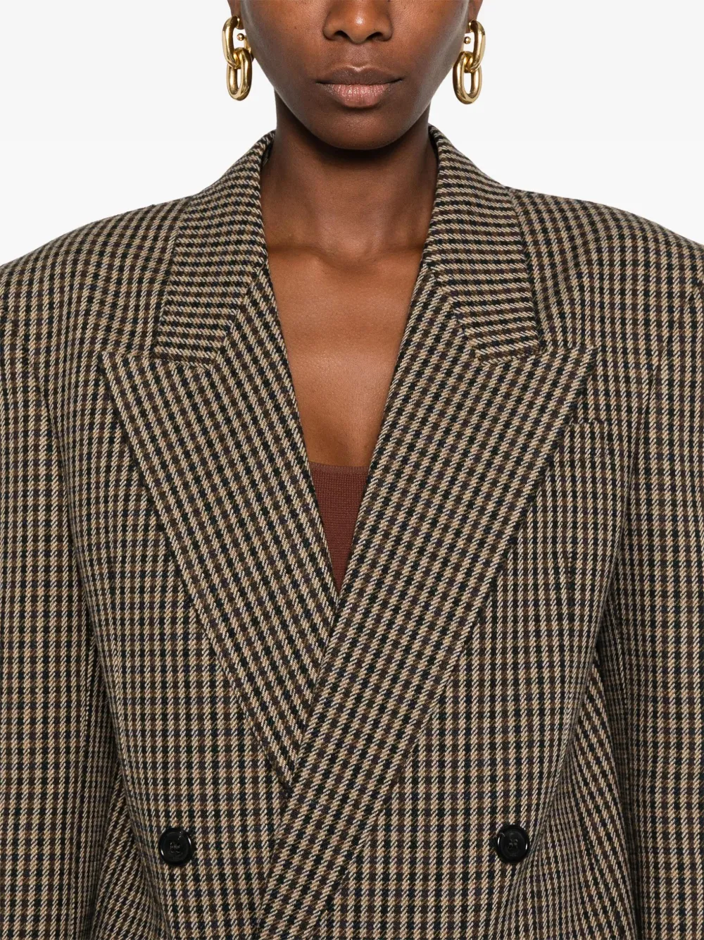 Saint Laurent Geruite blazer Beige