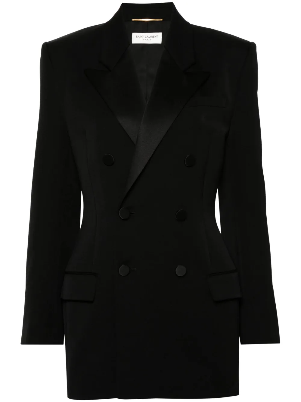 Saint Laurent Wollen blazer Zwart