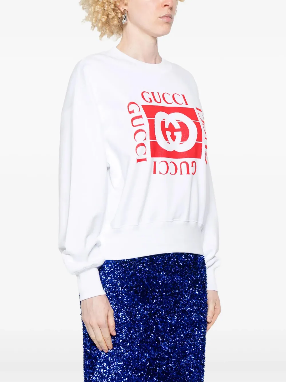 Gucci Sweater met logo Wit