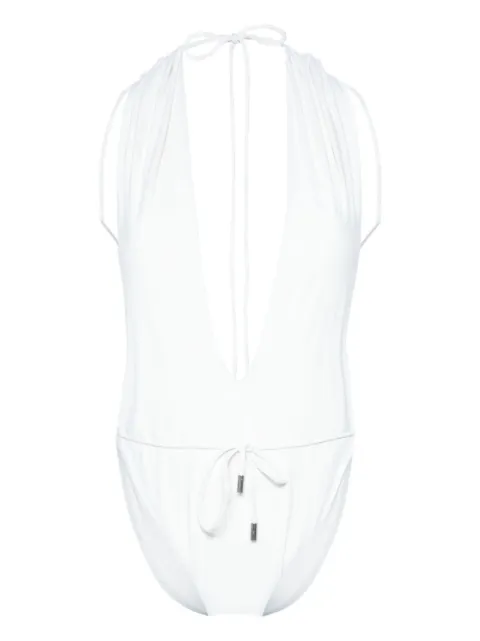 Saint Laurent traje de baño con espalda abierta