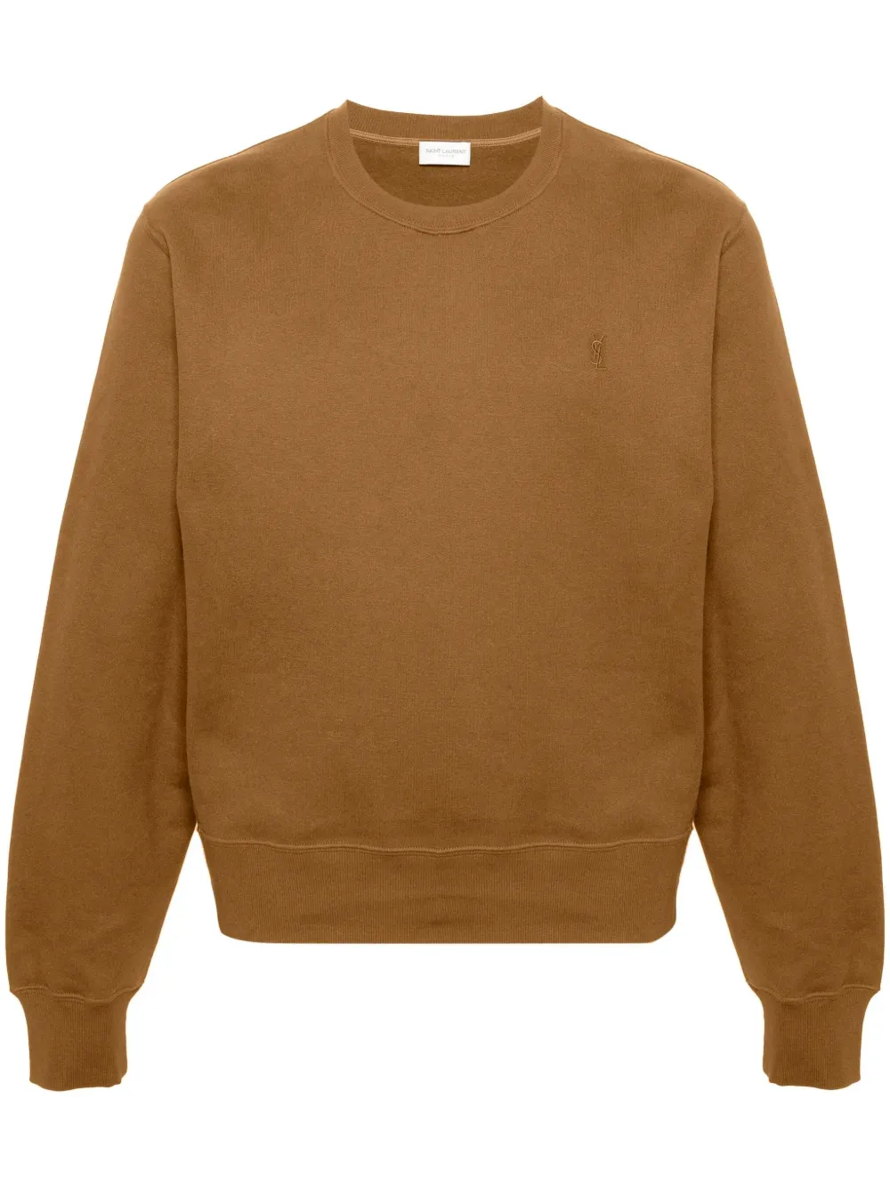 logo-embroidered cotton sweatshirt