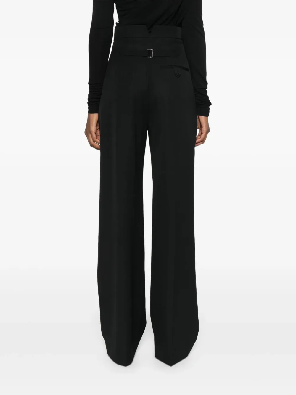 Alexander McQueen Wollen broek Zwart