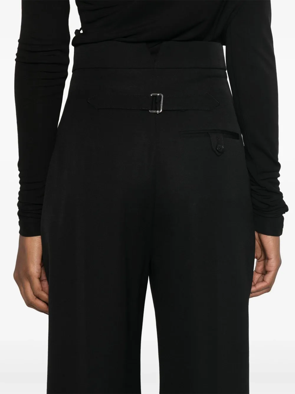 Alexander McQueen Wollen broek Zwart