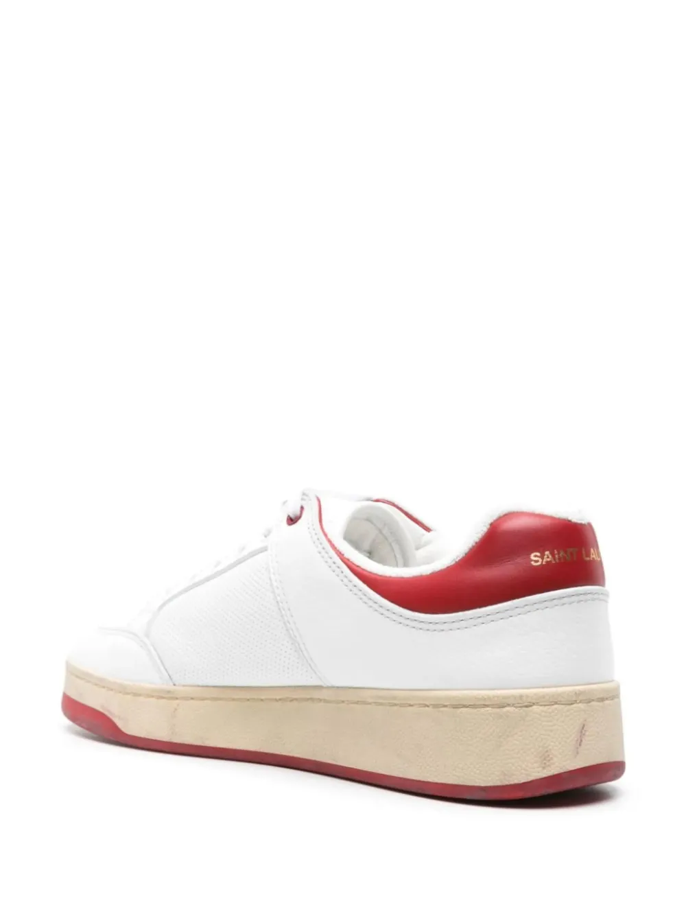 Saint Laurent SL 61 leather sneakers White