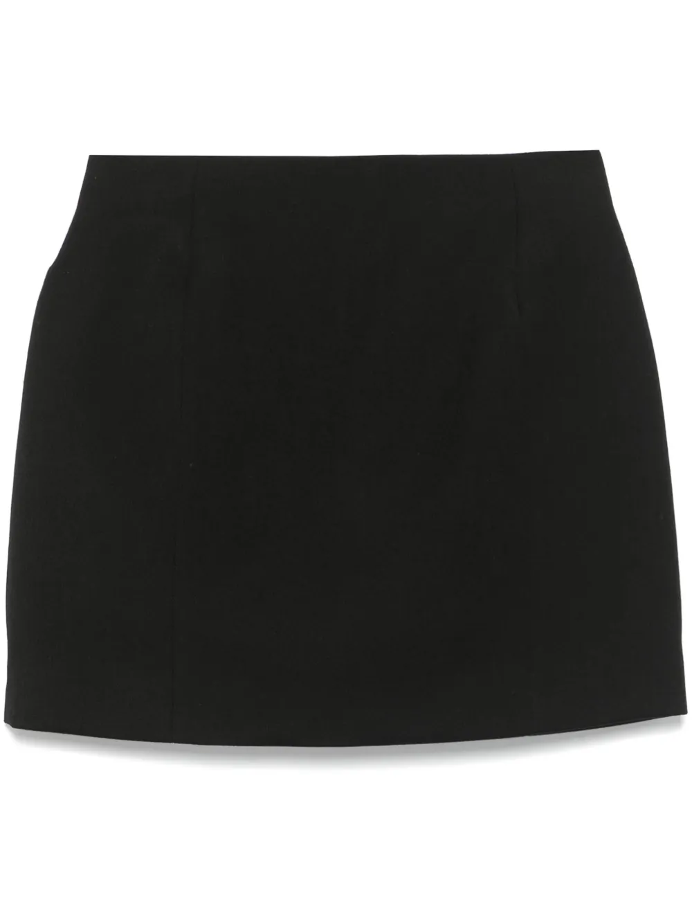 Balenciaga Black Hourglass Mini Skirt In Cream