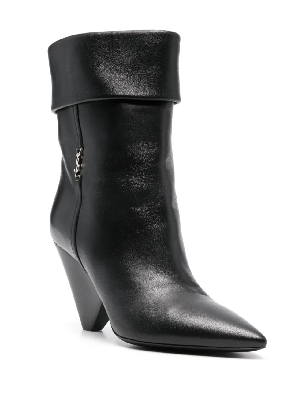 Saint Laurent 95 mm Niki laarzen Zwart