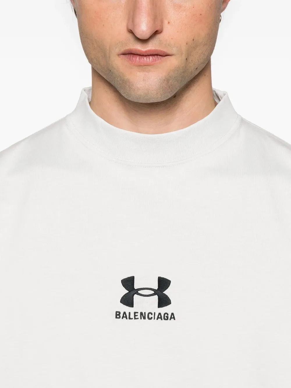 Balenciaga x Under Armour T-shirt met logo-print Grijs