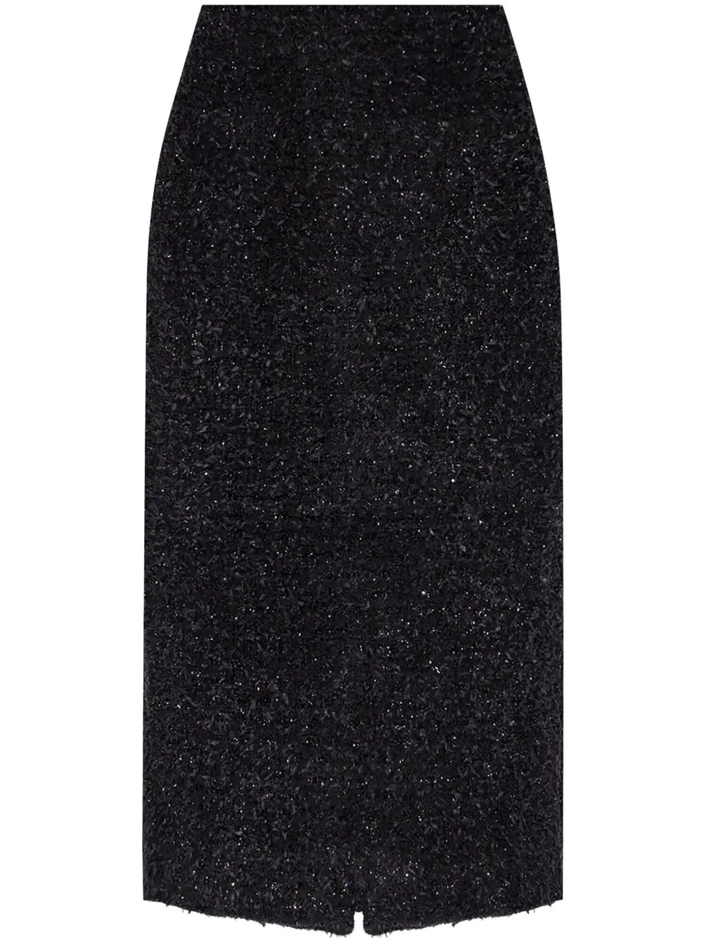 Balenciaga Tweed midi-rok Zwart