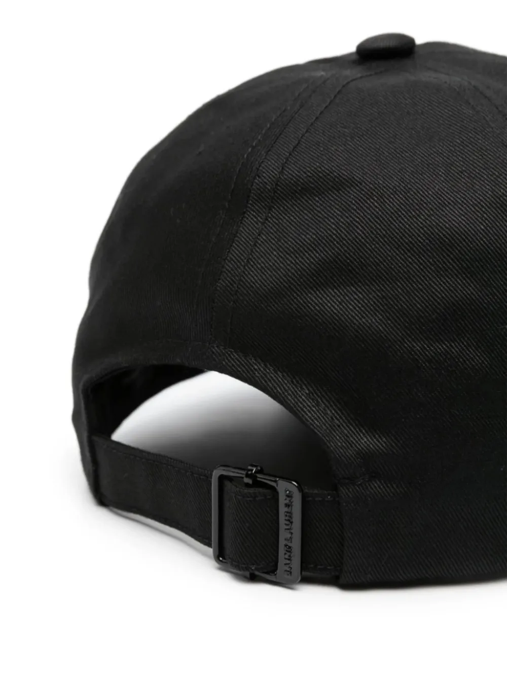Saint Laurent logo-embroidered gabardine-weave cap | Men | Image 2