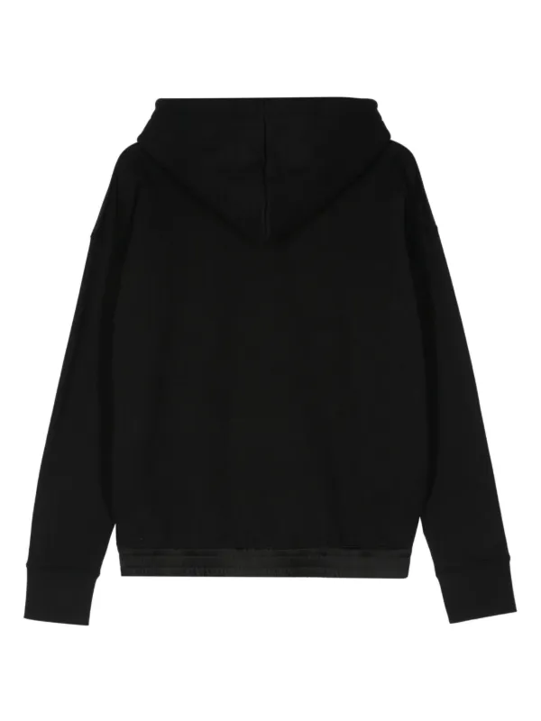 SAINT LAURENT ブラックパーカー　ロゴ Saint Laurent ロゴ パーカー | ブラック | FARFETCH JP