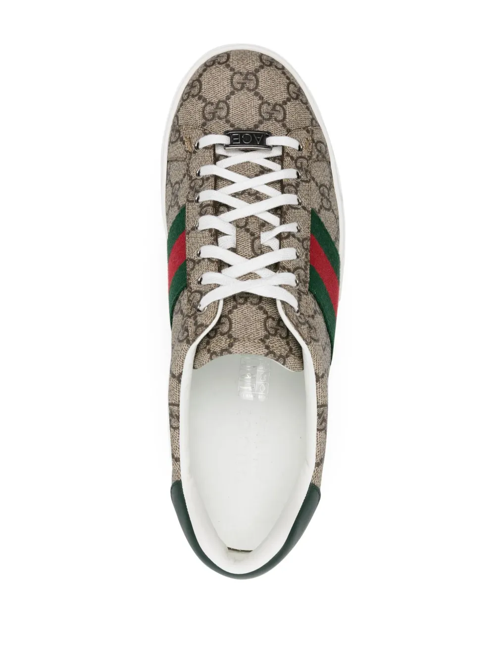 Gucci Ace GG Supreme canvas sneakers Beige