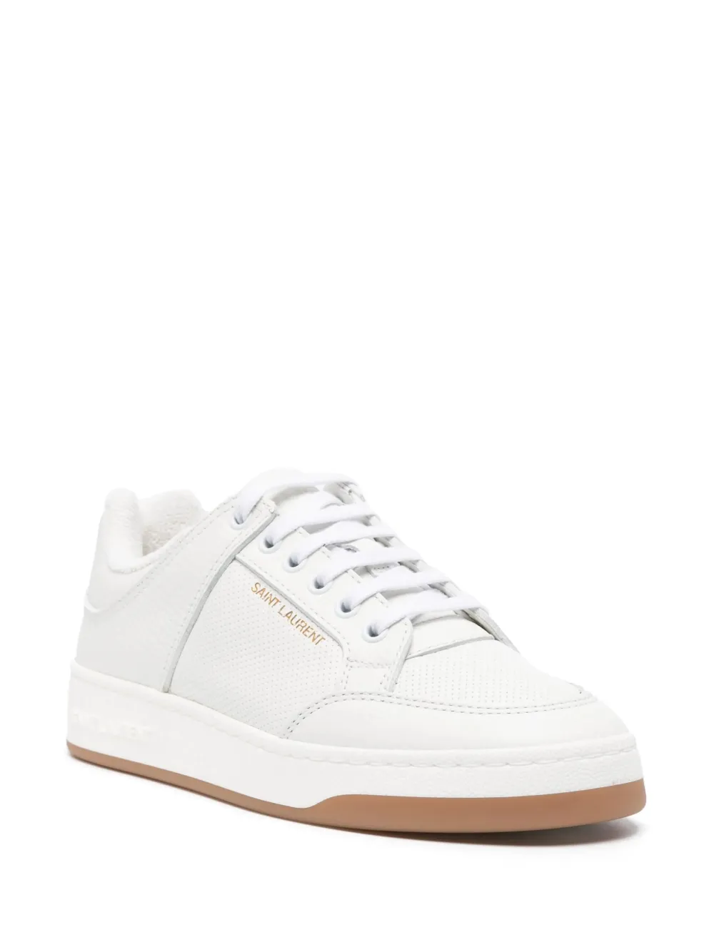 Saint Laurent SL 61 lace-up leather sneakers White