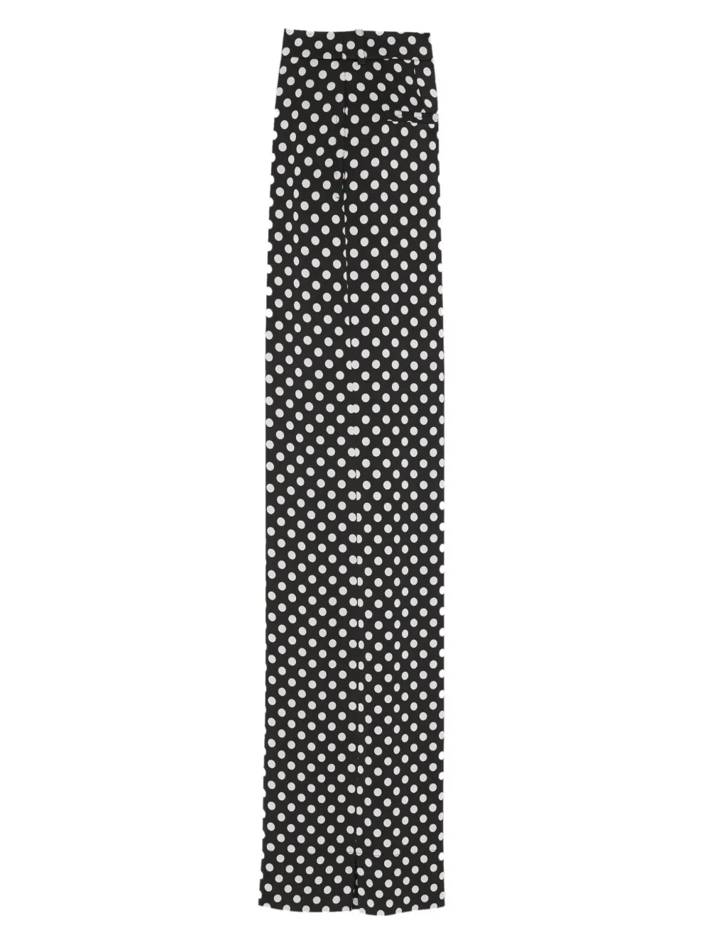 Saint Laurent Pantalon met stippen Zwart