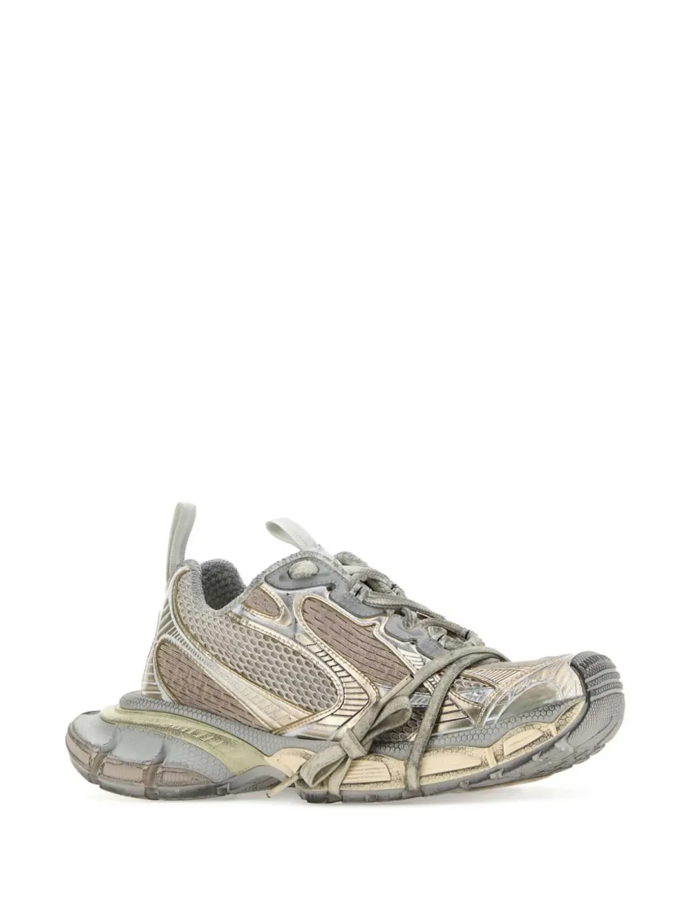 Balenciaga 3XL mesh-panel sneakers Grey