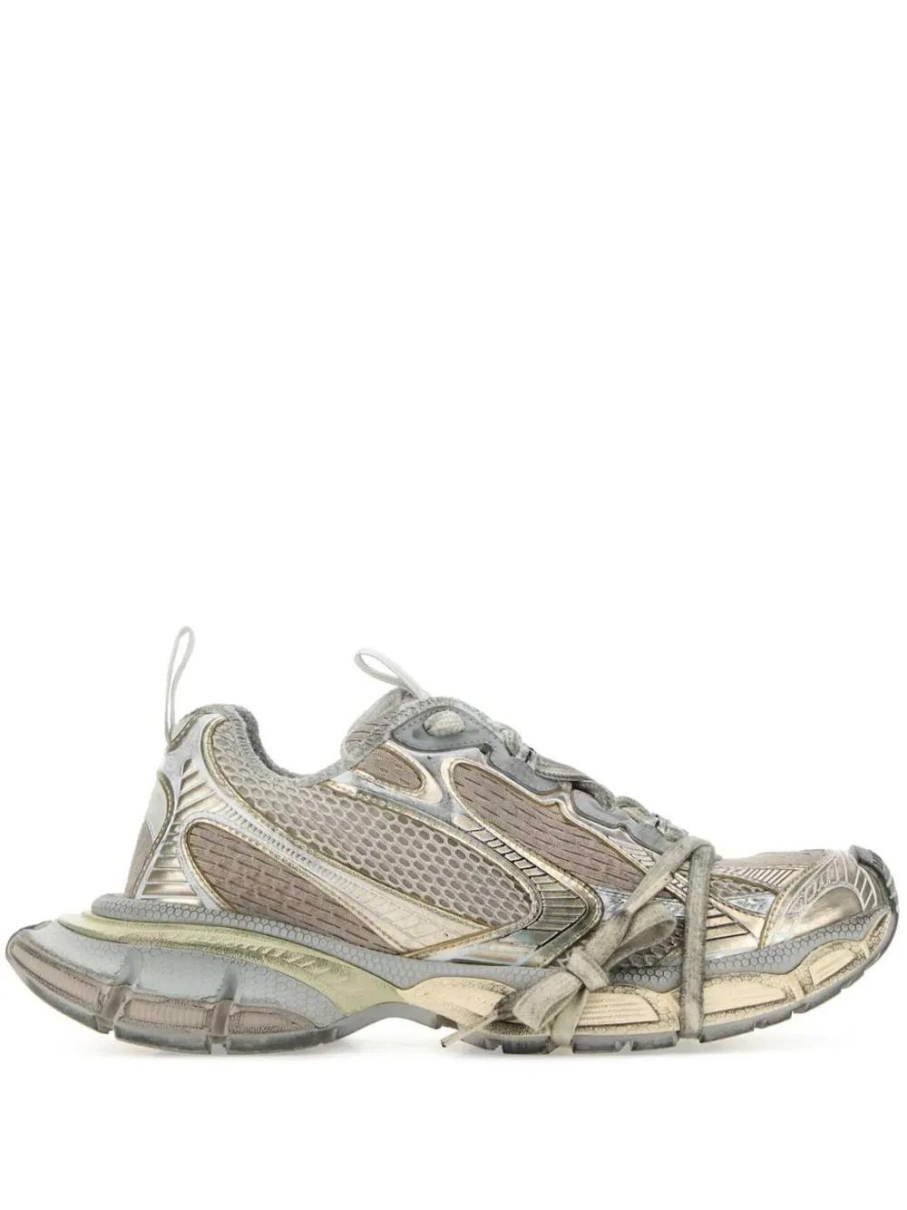 Balenciaga 3XL mesh-panel sneakers Grey