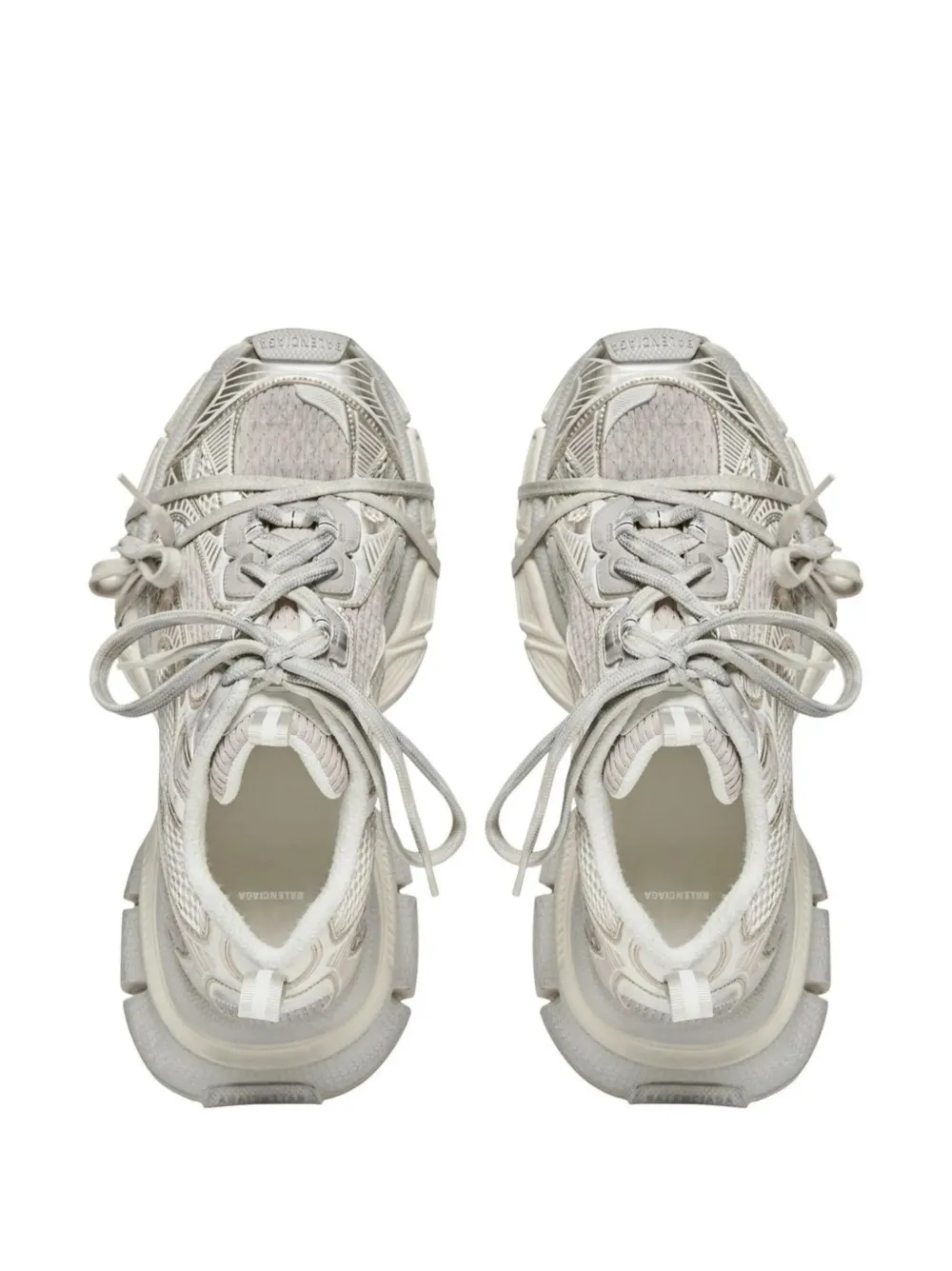Balenciaga 3XL mesh-panel sneakers Grey