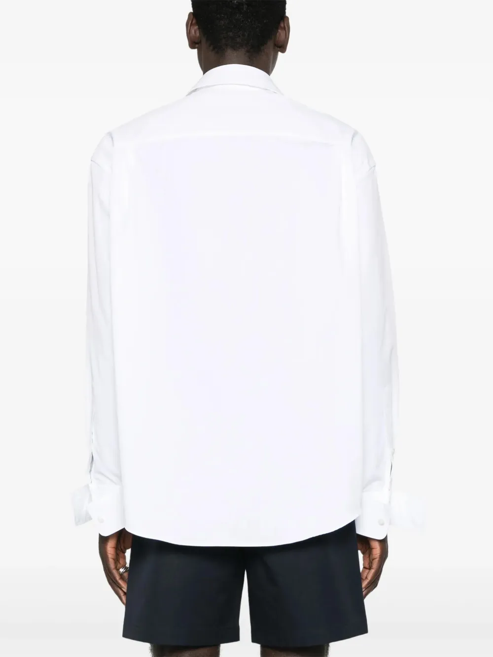 Gucci Overhemd met logo-reliëf Wit